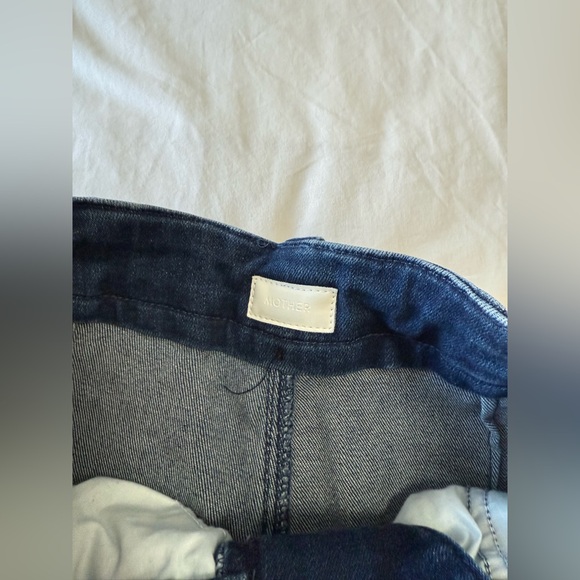 MOTHER | SZ 27 | Zipped Greaser Loop High Waist Crop Wide Leg Jeans Medium Wash - Picture 3 of 12